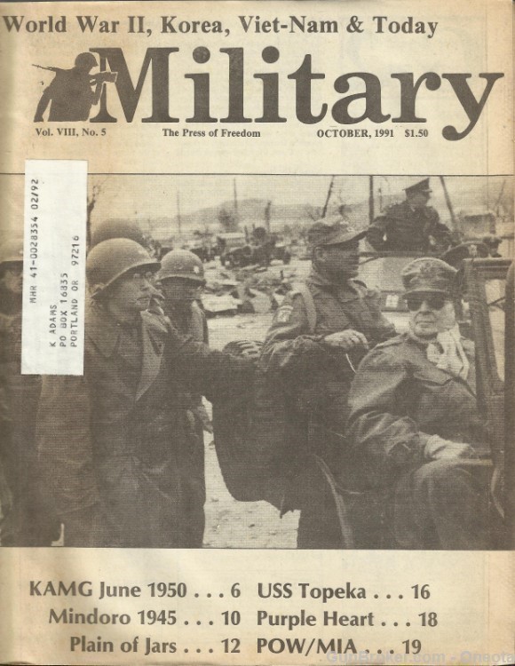 1988-92 MILITARY-The Press of Freedom Magazine Back Issues-img-19
