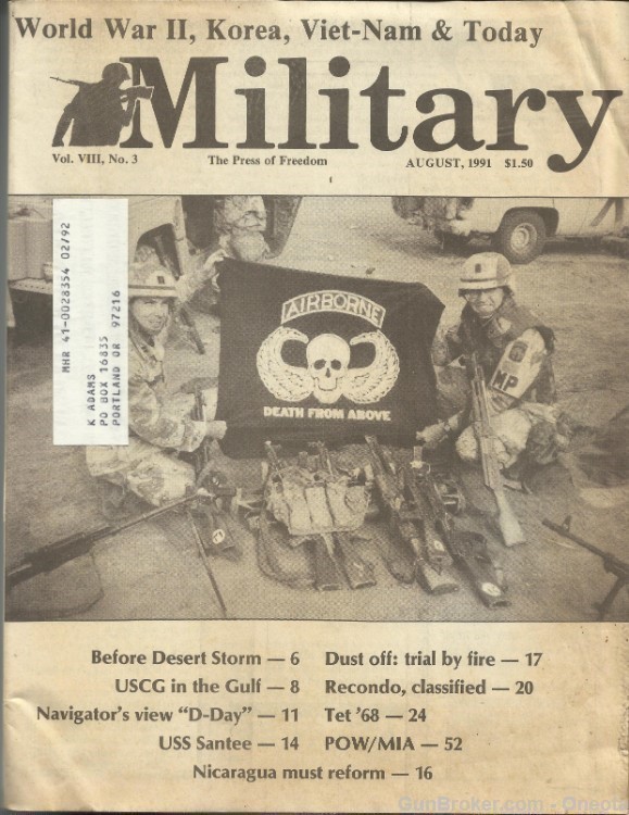 1988-92 MILITARY-The Press of Freedom Magazine Back Issues-img-17