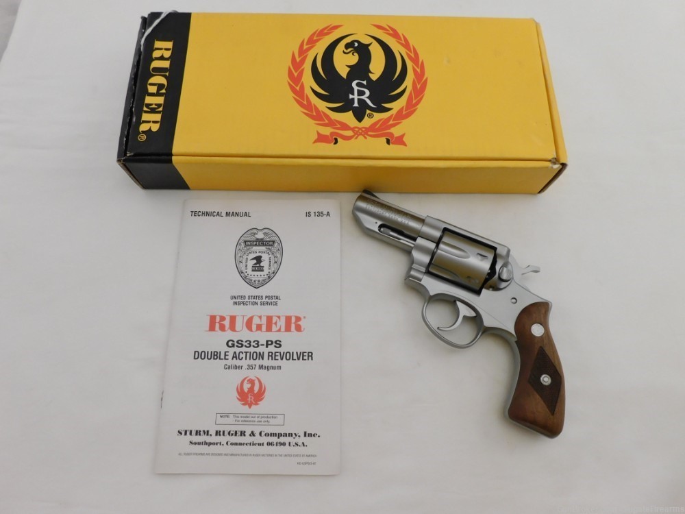 1987 Ruger Speed Six 357 3 Inch GS33-PS NIB-img-0