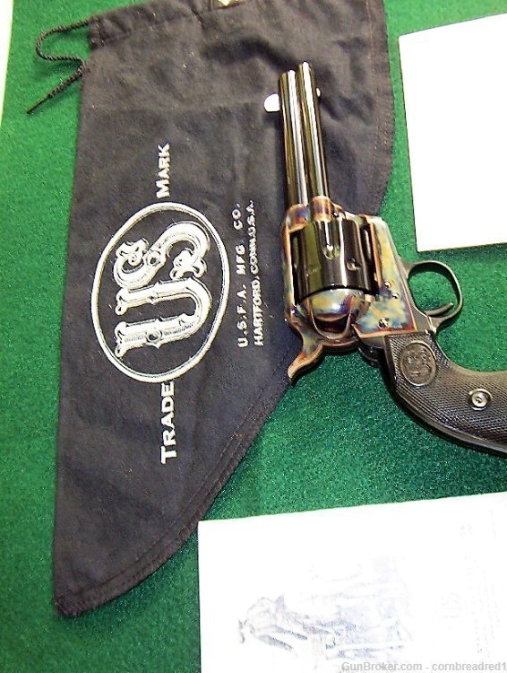 USFA COLLECTORS GRADE SINGLE ACTION ARMY FINISHED BY DOUG TURNBULL 45 COLT-img-15