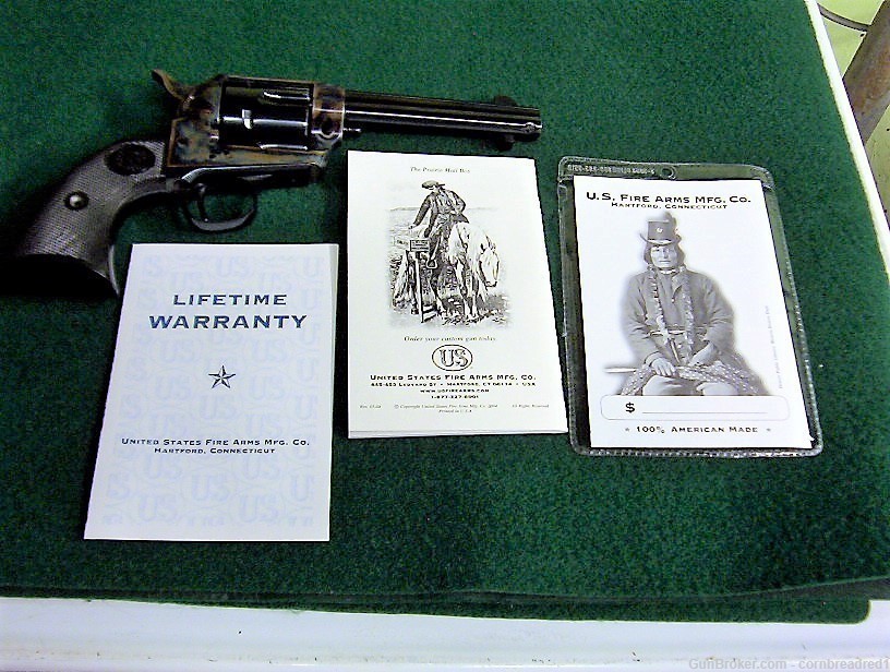 USFA COLLECTORS GRADE SINGLE ACTION ARMY FINISHED BY DOUG TURNBULL 45 COLT-img-11