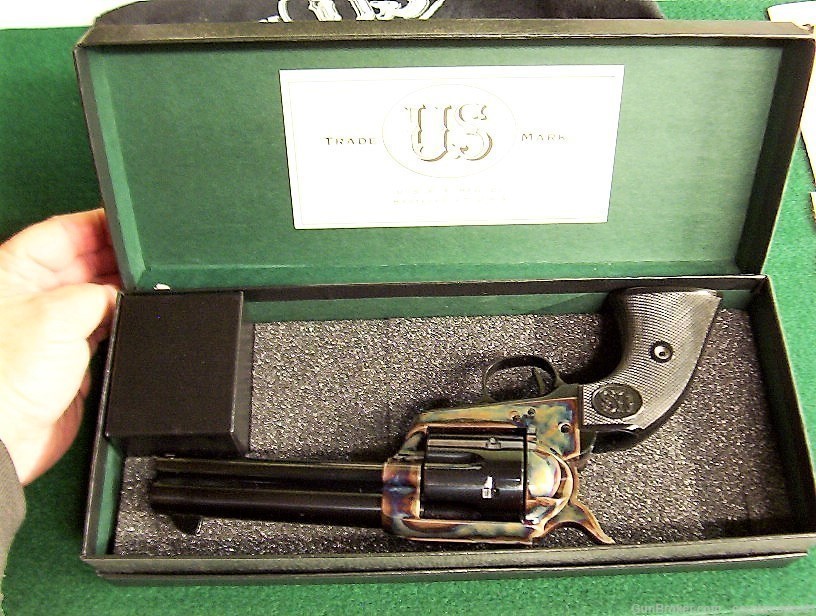 USFA COLLECTORS GRADE SINGLE ACTION ARMY FINISHED BY DOUG TURNBULL 45 COLT-img-32