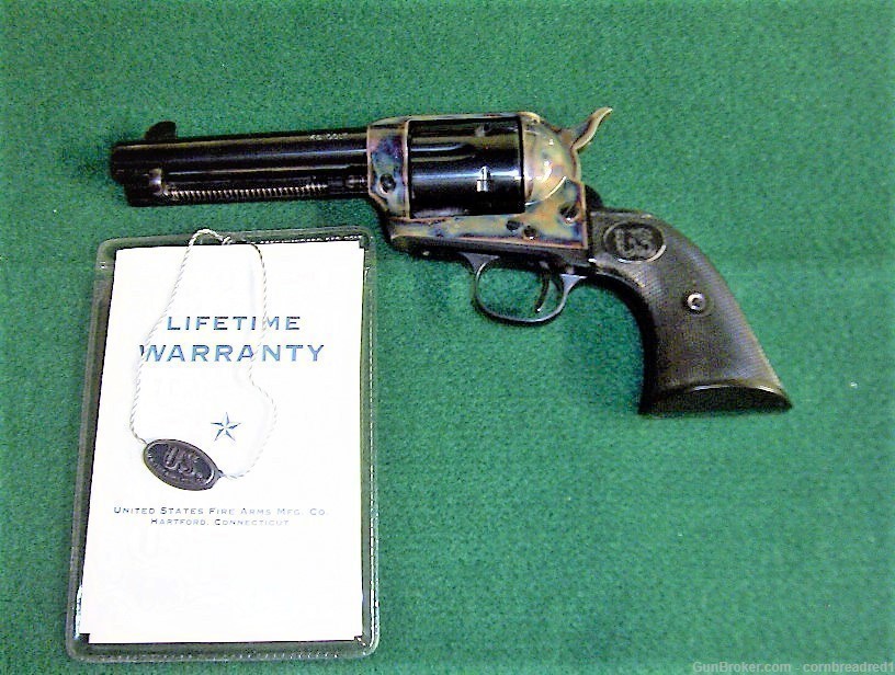USFA COLLECTORS GRADE SINGLE ACTION ARMY FINISHED BY DOUG TURNBULL 45 COLT-img-4
