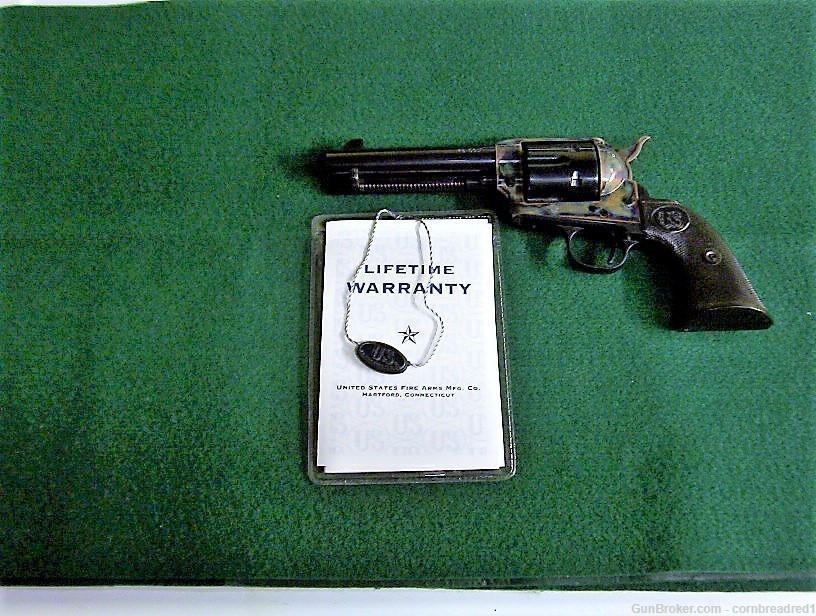 USFA COLLECTORS GRADE SINGLE ACTION ARMY FINISHED BY DOUG TURNBULL 45 COLT-img-1