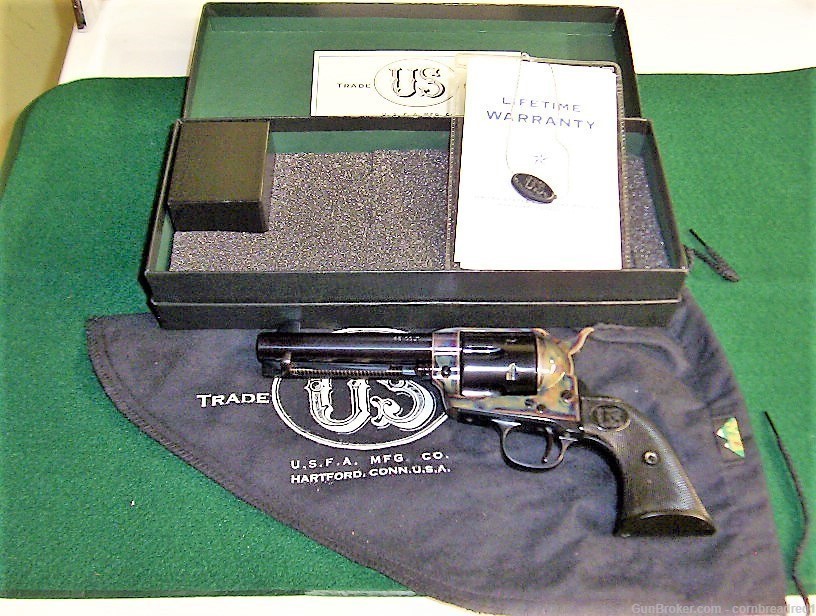 USFA COLLECTORS GRADE SINGLE ACTION ARMY FINISHED BY DOUG TURNBULL 45 COLT-img-0