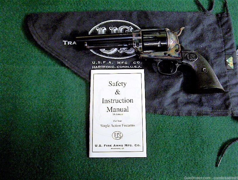 USFA COLLECTORS GRADE SINGLE ACTION ARMY FINISHED BY DOUG TURNBULL 45 COLT-img-24