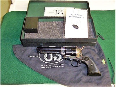 USFA COLLECTORS GRADE SINGLE ACTION ARMY FINISHED BY DOUG TURNBULL 45 COLT
