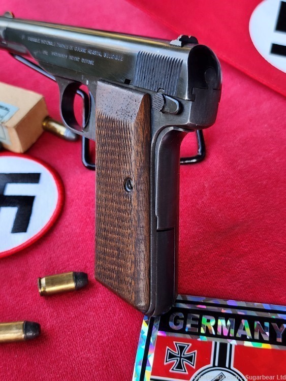 FN Herstal 1922, WW2 German Wehrmacht, Waffenampt marked pistol -img-4