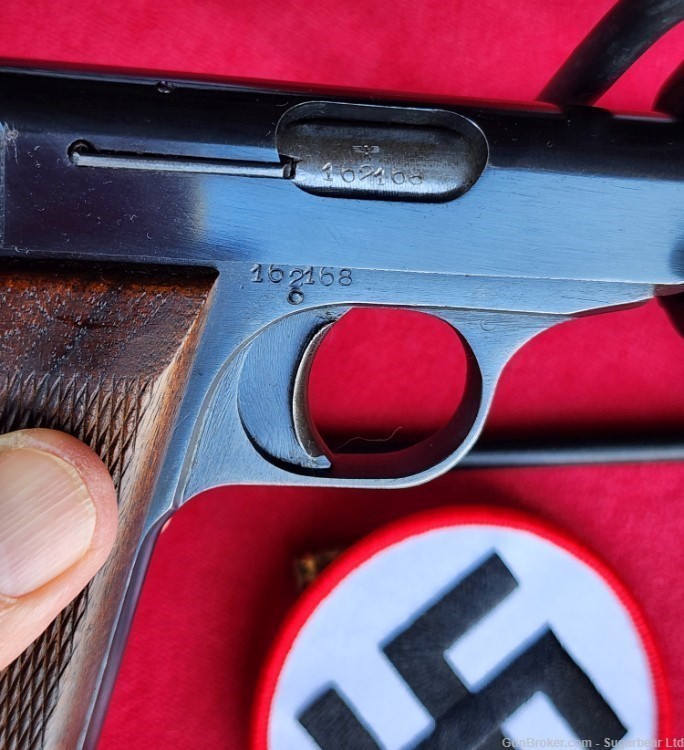 FN Herstal 1922, WW2 German Wehrmacht, Waffenampt marked pistol -img-16