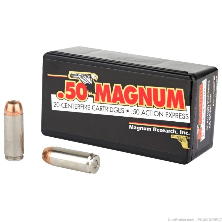Magnum Research Blount 50 Action Express 300gr Jacketed Hollow Point - 20rd-img-0