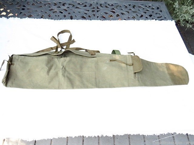 Original Chinese SKS Rifle Drop Carry Case with shoulder strap-img-0