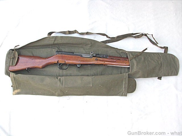Original Chinese SKS Rifle Drop Carry Case with shoulder strap-img-8