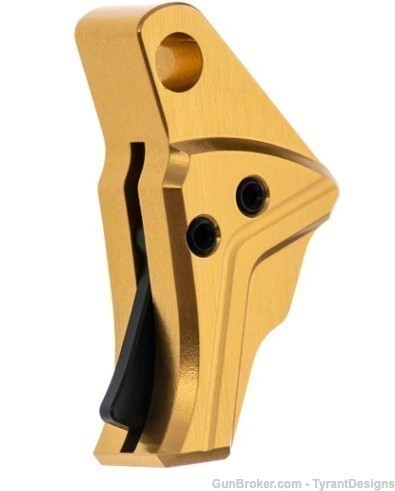 Tyrant Designs - I.T.T.S. TRIGGER - GLOCK43/43X/48 COMPATIBLE - Gold/Black-img-0