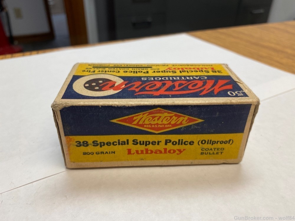 38 Special Super Police WESTERN " Bullseye " 200 gr Lubaloy NOS-img-3