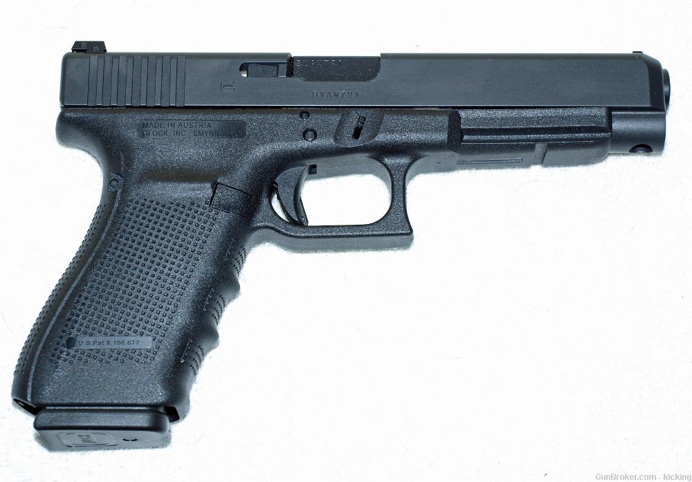 Glock 41 Caliber 45 ACP Three 13 Rd Mags Adjustable Rear sight-img-1