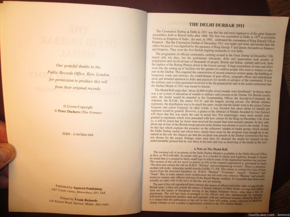 THE DELHI DURBAR MEDAL 1911 TO THE BRITISH ARMY, Compiled by Peter Duckers-img-1