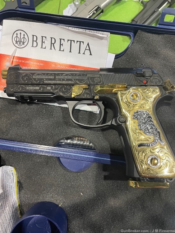 Beretta 96A1 Pietro Engraved custom grips 40 cal-img-1