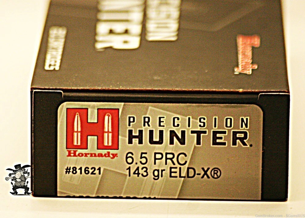  6.5 PRC HORNADY 143 gr ELD-X Precision Hunter 20 Rounds-img-1