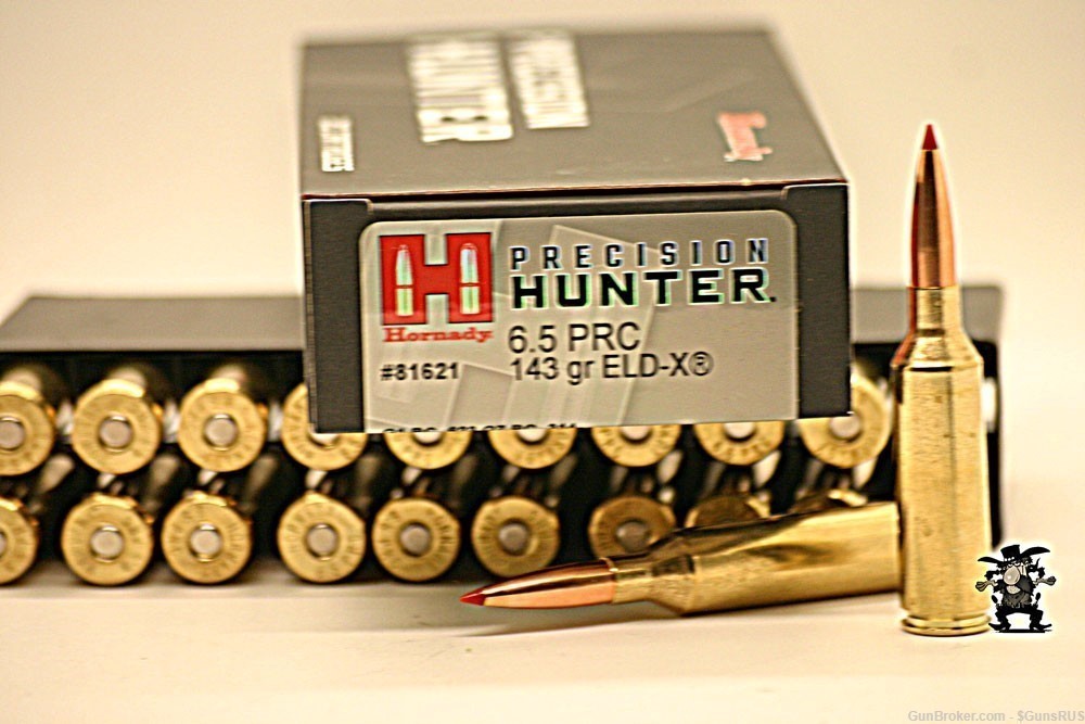  6.5 PRC HORNADY 143 gr ELD-X Precision Hunter 20 Rounds-img-0