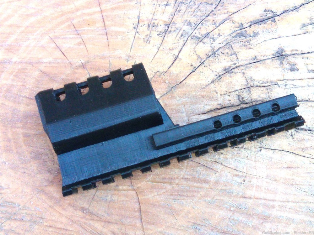 J.W. Frame Mounted Compensator with 12-Slots Rail for HK45 CO2 Air Pistol-img-2