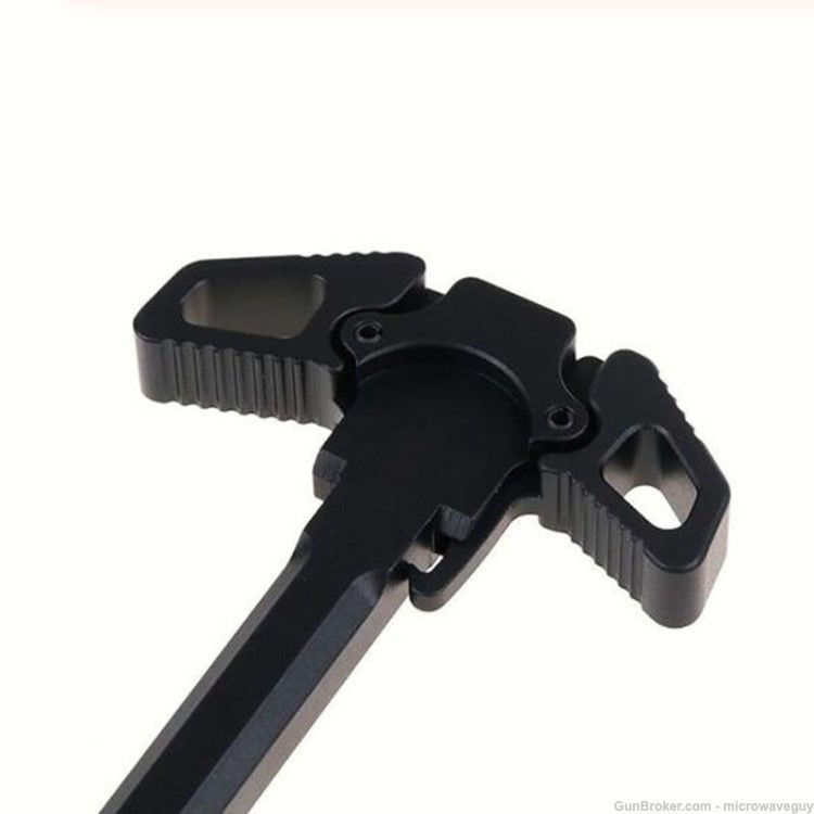 AR15 Charging Handle - Ambidextrous - Black-img-2