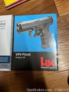 HK VP9 Pistol Operator's and Maintenance Manual, RARE, COLLECTABLE-img-0