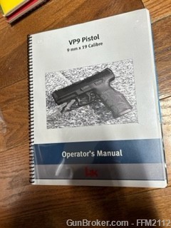 HK VP9 Pistol Operator's and Maintenance Manual, RARE, COLLECTABLE-img-2