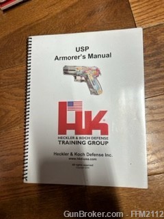 HK USP Armorer's Manual, new, RARE, COLLACTABLE-img-0