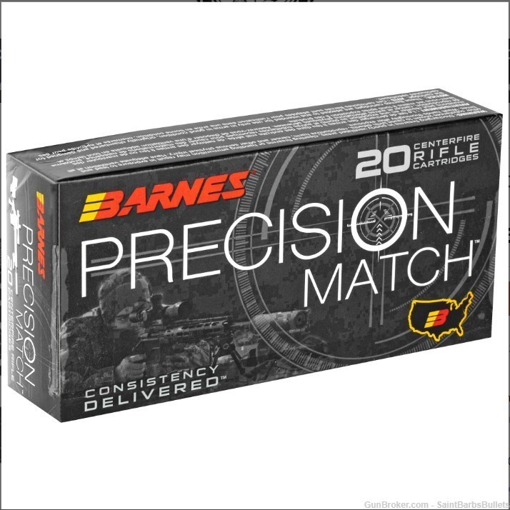 Barnes Precision Match .300 AAC Blackout 125 Grain OTM - 20 Rounds-img-3