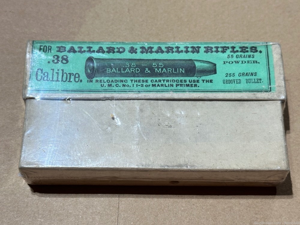 20 rounds of vintage UMC 38-55 ammo for Ballard and Marlin-img-0