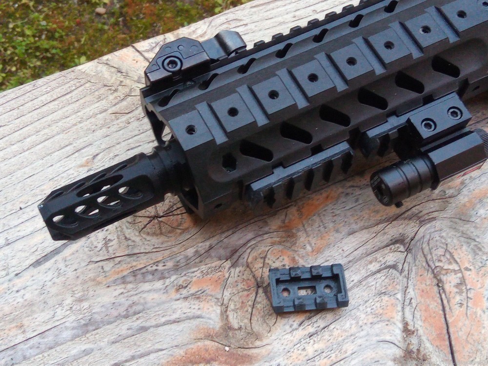 AirPower3D 3-Slots Lightweight Picatinny Rail for Sig Sauer MPX Air Rifle-img-1
