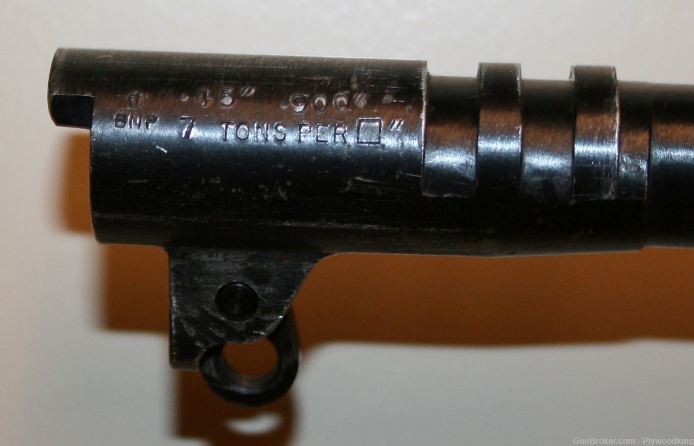 1911a1 WW2 era Colt "G/F" barrel - lend lease-img-4