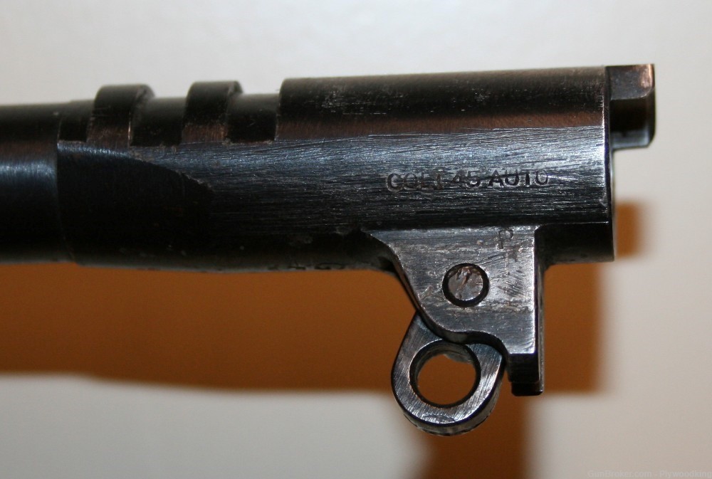 1911a1 WW2 era Colt "G/F" barrel - lend lease-img-7