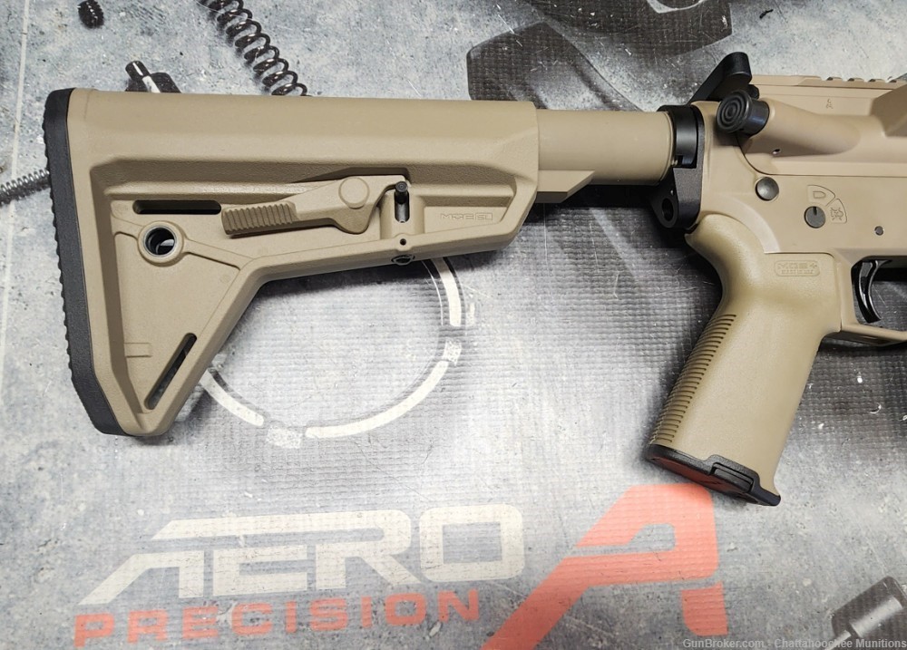 Aero Precision M4 AR15 400 Legend 16" Rifle FDE w/Adjustable Gas Block-img-1