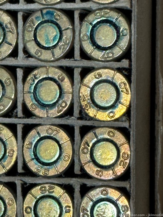 28 rounds of vintage 9mm Skarpa Patroner M/07 9mm Browning Long ammo-img-3