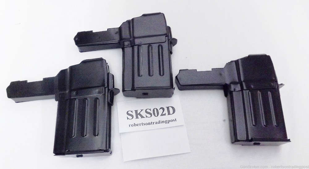 Steel 7.62 x 39 10 Shot Conversion Magazine SKS Type 56 Fitting Required -img-1