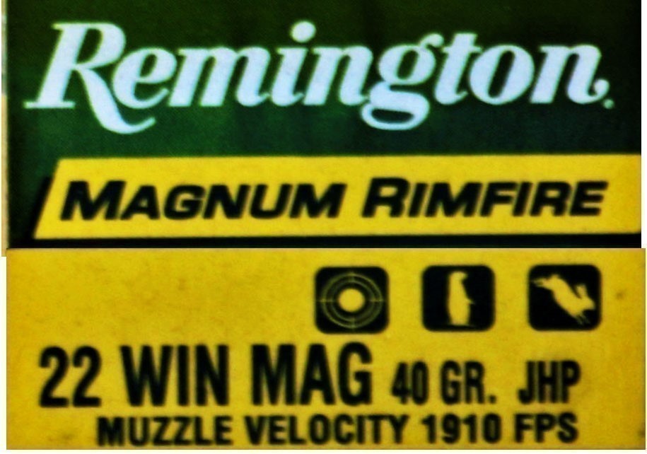 22 Mag Remington MAGNUM RIMFIRE Magnum 22 WMR 40 Grain Hollow Point 100RDs-img-1