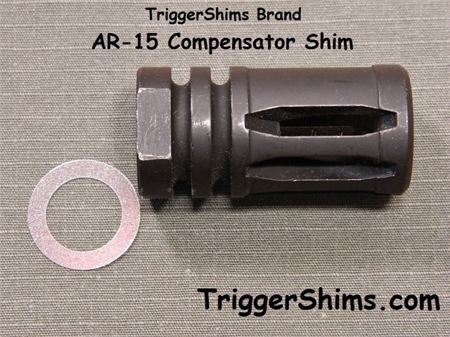 AR-15 Compensator Timing Shims / Muzzle Brake Shim 7 Pak-img-1