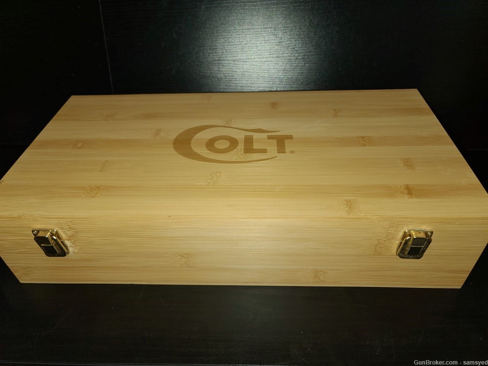 Colt Wooden Storage Box - 18 x 9 x 4 inches - FREE SHIPPING. -img-1