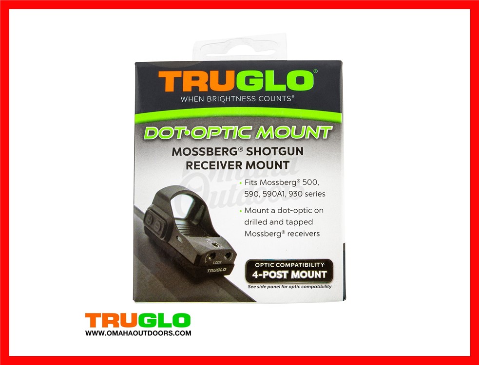 TRUGLO Shotgun Receiver Red Dot Mount Mossberg TruGlo Tru Tec Micro Vortex-img-0
