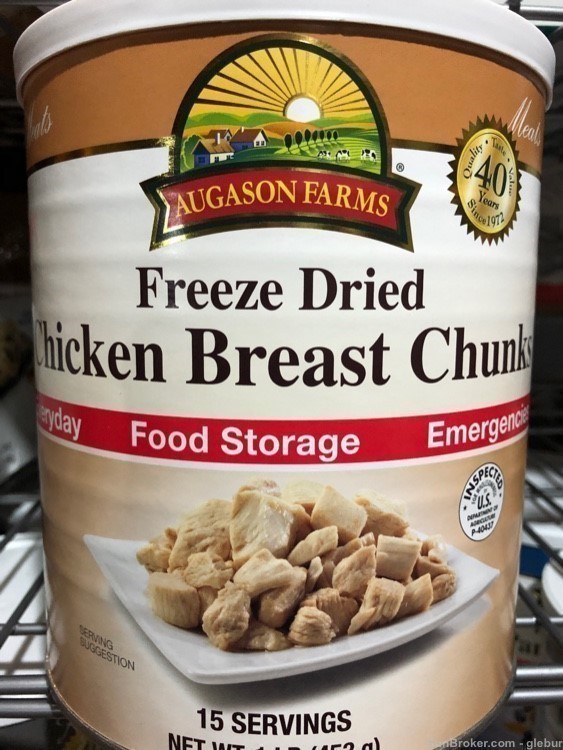 FREEZE-DRIED CHICKE BREAST CHUNKS AUGASON FARMS-img-0