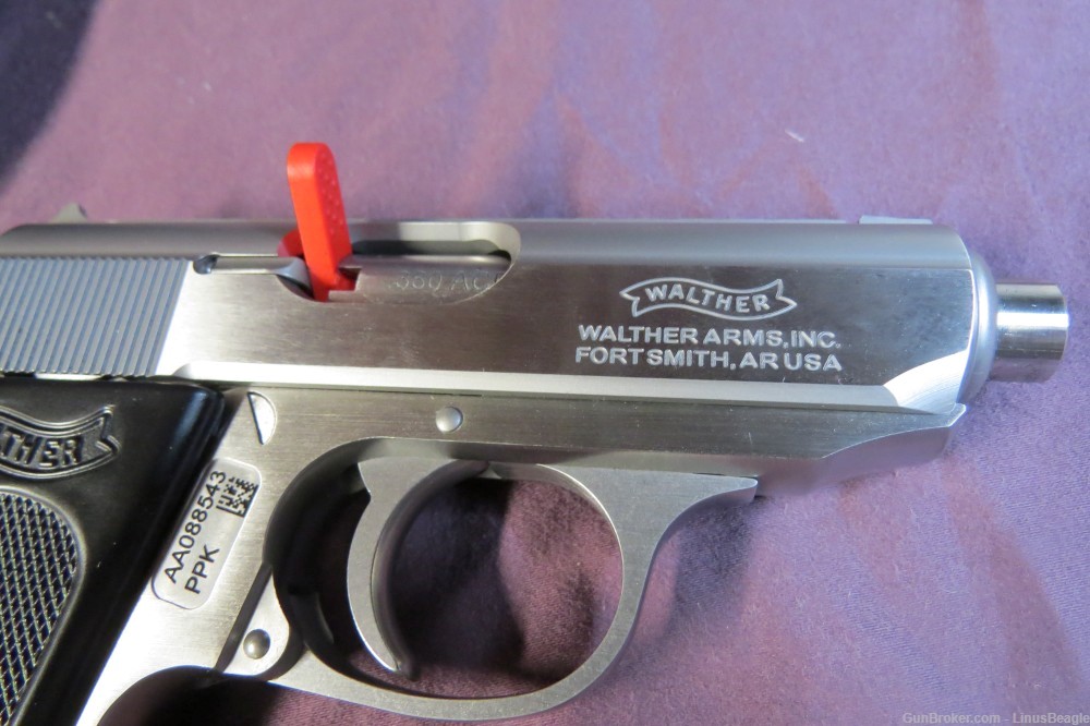 WALTHER PPK .380ACP SS FS 6+1 RD BLACK SYNTHETIC GRIPS-img-6