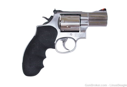 S&W 686PLUS .357 2.5" AS 7-SHOT STAINLESS RUBBER-img-0