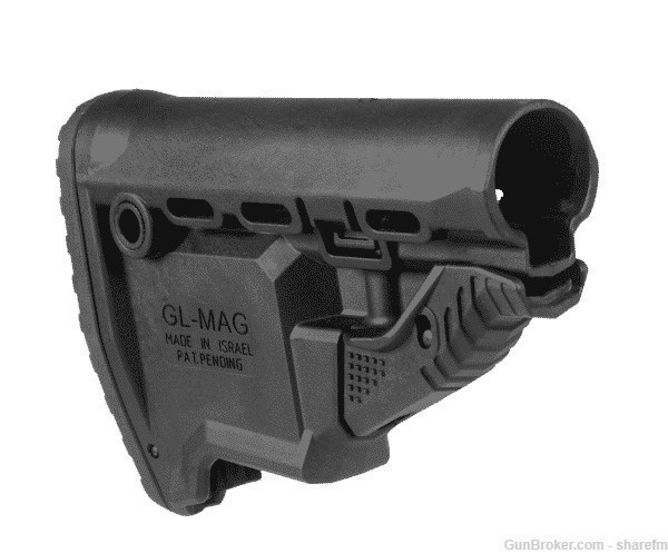 GL-MAG Fab Defense M4 Buttstock With Built In Mag Carrier &5 Rounds - Green-img-2