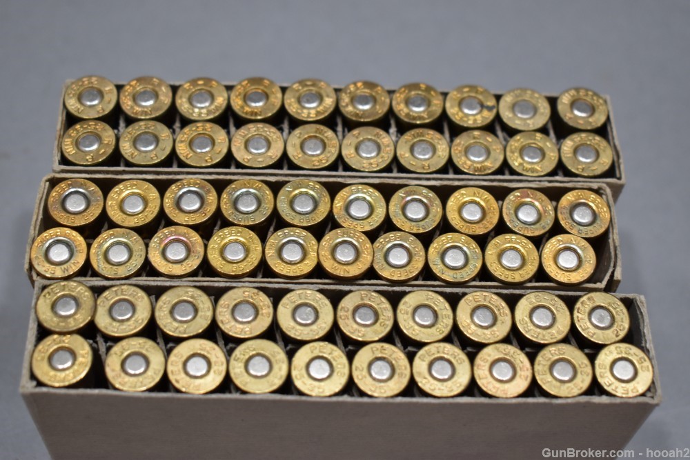 3 Fine Boxes 60 Rds Vintage 25-35 Ammunition Remington Winchester & Peters -img-7