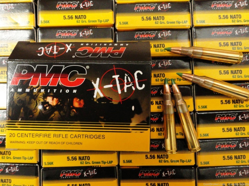 PMC 5.56 62 Gr Green Tip 556K 1000 Rounds factory sealed-img-0
