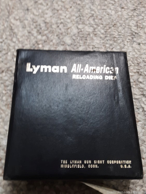 Vintage Lyman All American full length die set 375 H&H-img-2