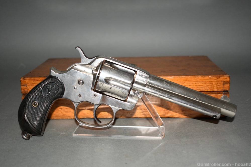 Antique English Cased Colt Model 1878 Frontier Six Shooter 44-40 Revolver-img-0