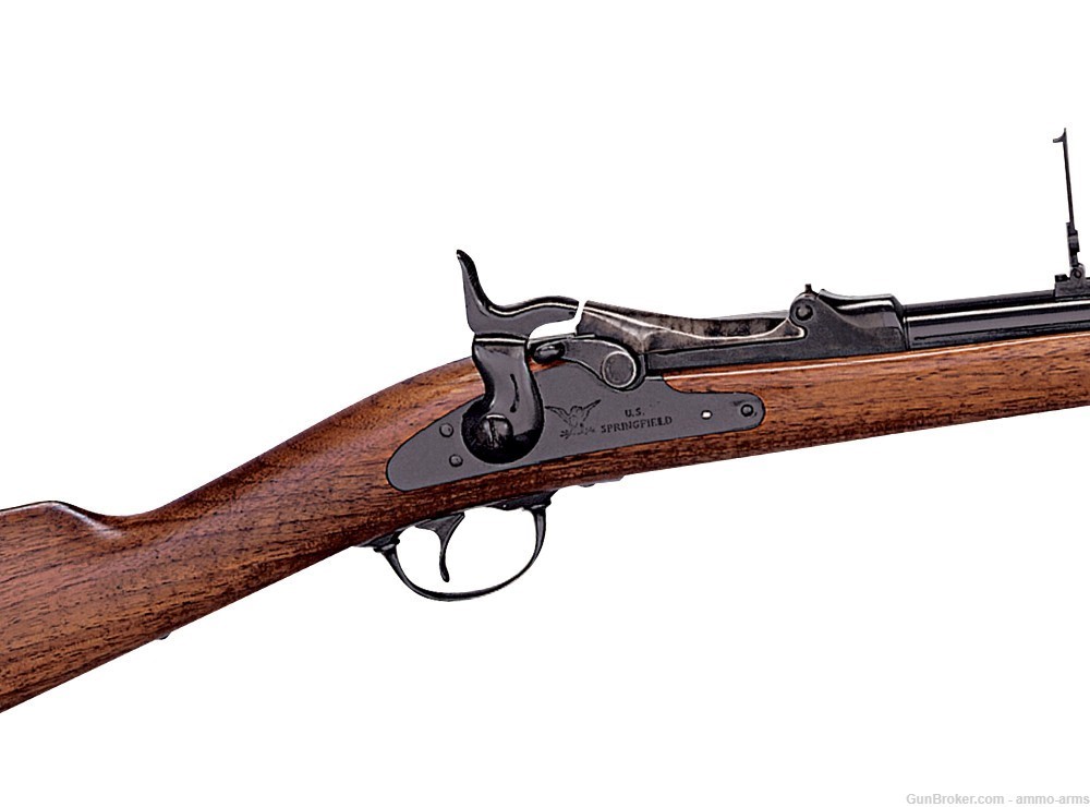 Taylor's & Co. Springfield Trapdoor Carbine .45-70 Govt 22" Walnut 210176-img-2