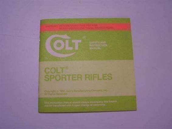 Colt Sporter Rifle Manual-img-0